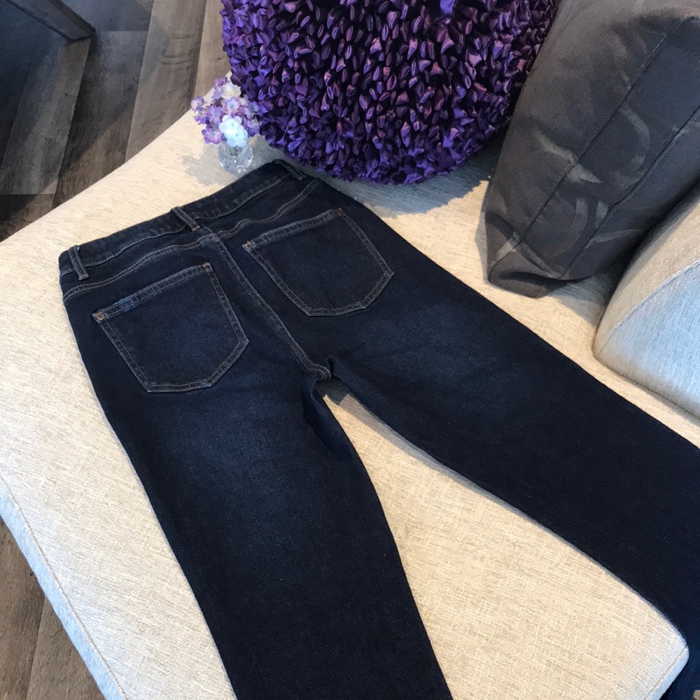 RW&CO Straight Leg Dark Wash Denim Blue Jeans NWOT